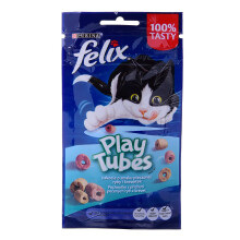 FELIX Play Tubes Fish  Shrimps  - dry cat food - 50 g