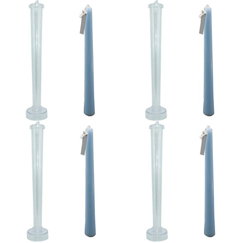 Ljusform klassisk hög konisk 4-pack