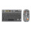 Wireless Keyboard and Mouse Combo with LED Backlight and 1