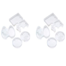 Ensemble de moules en résine style marin pour bijoux et loisirs créatifs (6 pièces)