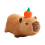 Pelúcia de capivara com som, deitada, 20 cm 3