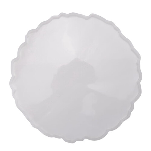 Krystall epoxy silikonform rund borddekorasjon