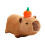 Pelúcia de capivara com som, deitada, 20 cm 4