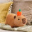 Pelúcia de capivara com som, deitada, 20 cm 7