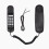 Bisofice corded landline phone black wall-mountable 1