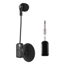 Violin Microphone Pickup with Noise Reduction and Suction