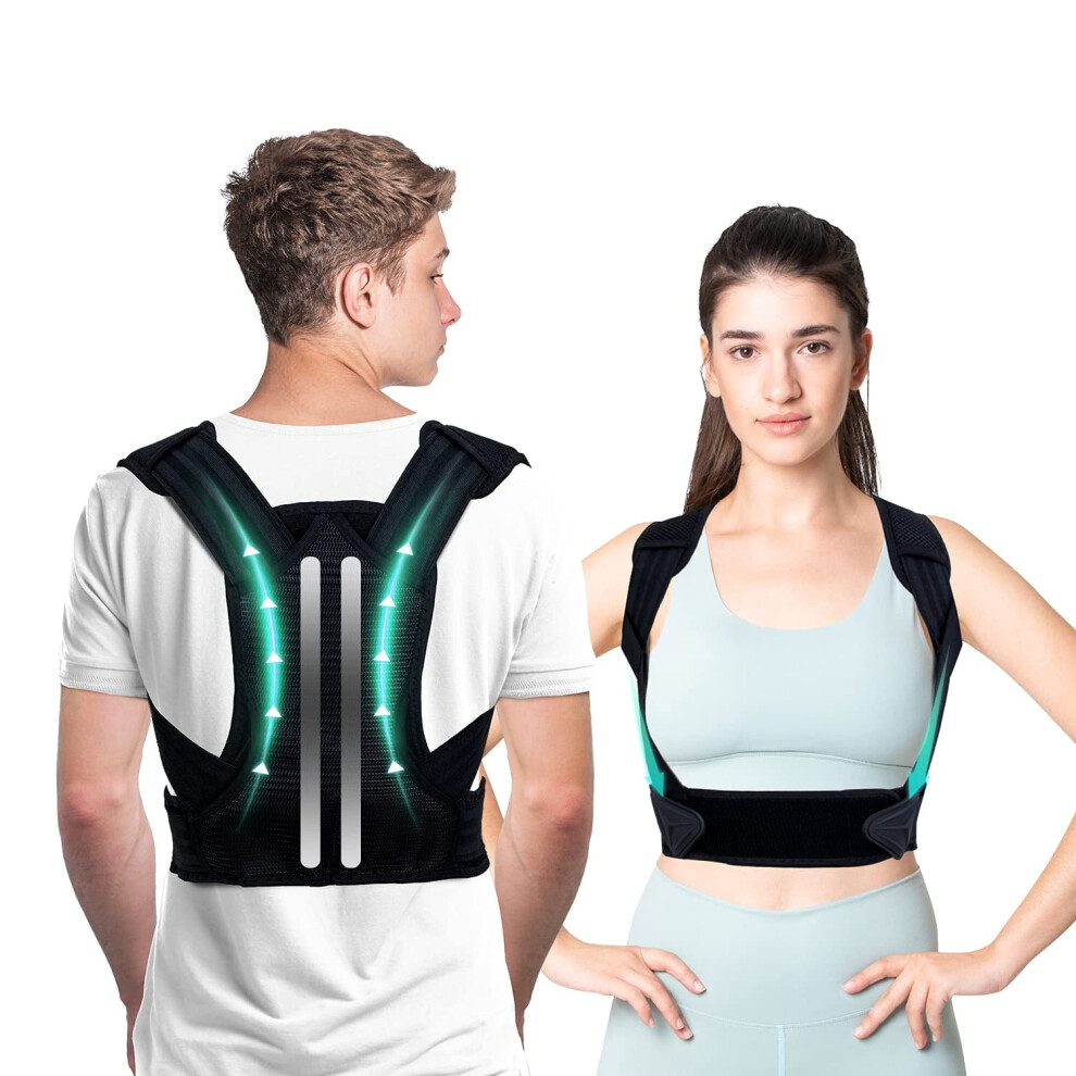 Posture Corrector Upper Back Support Brace For Teens 9306268727804