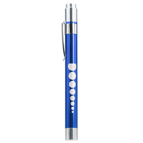 LED Pen Flashlight Aluminum Alloy 2-Mode Mini Pupil