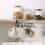 Hanging Cup Holder Rack for Kitchen Utensils Set of 3 4