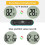 Digital Hygrometer and Thermometer 4PCS Black 3