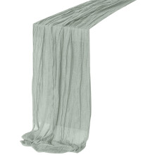 Cheesecloth Table Runner Green 90x180 cm