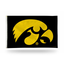 Rico Industries NCAA Iowa Hawkeyes 3-Fuß x 5-Fuß einseitige Bannerflagge mit Ösen