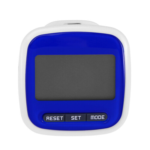 LED display pocket pedometer step counter blue