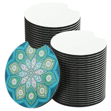 Sublimation Car Coasters Blanks 50 Pieces