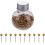 MODANU sewing pins round head 420 pcs 0.63 in gold 1