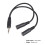 2-way mic splitter cable for headset and notebook 5