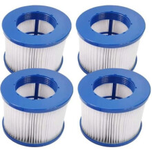 Paquete de 4 cartuchos de filtro de rosca Infinite para spa, filtro de rosca para spa, filtro de 75 x 100 mm, filtro de rosca para spa