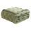 TAKTUK throw blanket textured checkerboard green 2