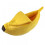 Bananformad husdjursbädd Medium Gul Giftfri 1