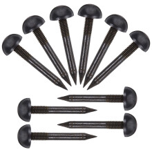 Tachuelas de tapicería de metal, latón antiguo, 10 unidades