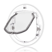 Cat Flap Door with 4-Way Locking Mechanism