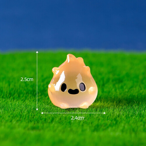 Mini glowing Halloween decorations for resin crafts - ghost