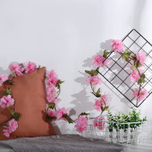 Artificial flower garland for indoor outdoor decor