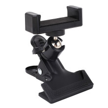 Guitar Phone Holder Clip-on with 360 Rotation