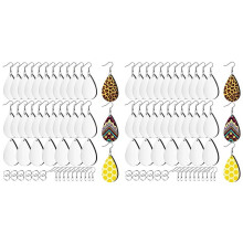 Sublimation Blank Earrings Teardrop Shape 120 pcs