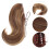 Light Brown Ponytail Hair Extension Synthetic Claw Clip 2