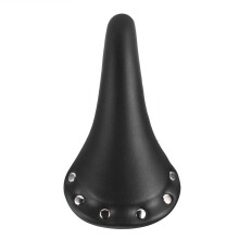 Bicycle Saddle Leather Seat Cover Black