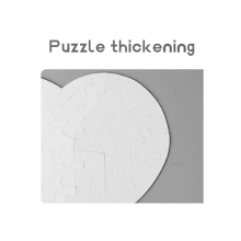 Heart-Shaped Sublimation Paper Puzzle 10 pcs