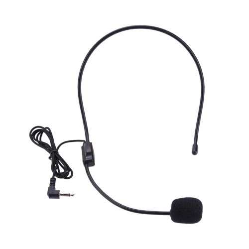 Wired 3.5mm headset microphone for lectures