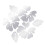 Modern Mirror-Style Removable Wall Sticker Silver 1