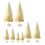 Miniature Artificial Christmas Trees Beige 8 pcs 1