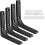 Wall Shelf Bracket Heavy Duty 4 Pack 4x4 Inch Black 1