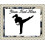 Karate Girl Topper 7.5 x 10 inch rectangular 1
