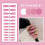 RUOYING Glossy Press-On Nails Long Square 24 pcs 7