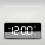 LED Digital Alarm Clock with USB Charger and Mirror Gold 2