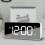 LED Digital Alarm Clock with USB Charger and Mirror Gold 4