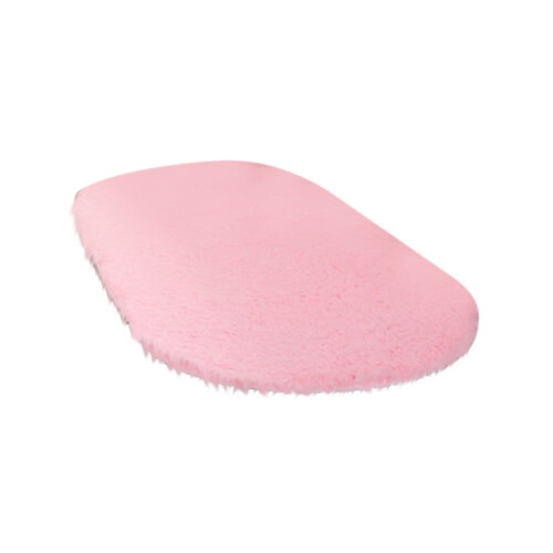 Miyuadkai oval memory foam bath mat pink
