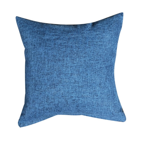 Fodera per cuscino decorativo, blu chiaro, lino, 40 cm