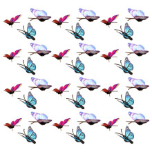Chinchetas de mariposa para decoración de pared (40 unidades)