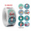 Christmas animal stickers for kids, bulk pack 1