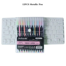 Gel Pens Set Pastel Metallic Neon Glitter 12 pcs