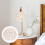 Cúpula dourada delicada para luminária de teto (1 peça) 4