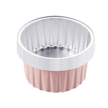 Aluminum Foil Tin Cups for Air Fryer Pink 10 pcs
