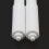 White toilet roll spindle spring-loaded holder 8