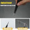 ESD Eyelash Support Straight Pointed 10pcs 2