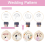 Embroidery Kit for Beginners Wedding Pattern 4 Pack 3